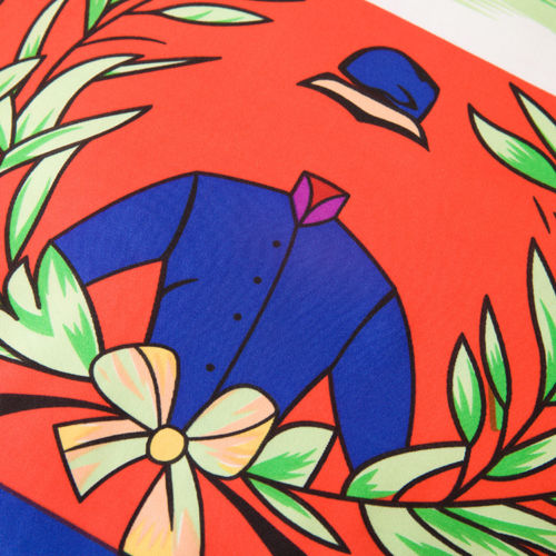 Kentucky derby silk scarves