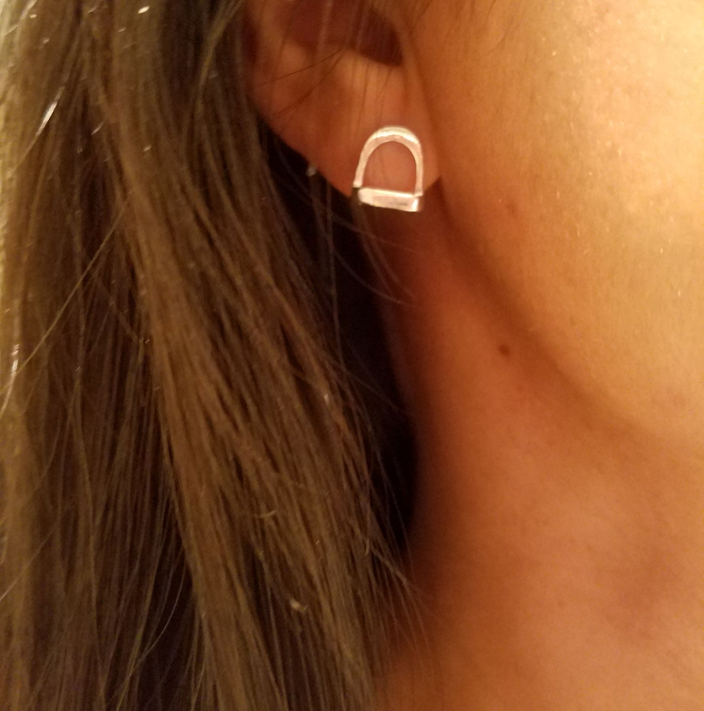 Stirrup Horse Stud Earrings