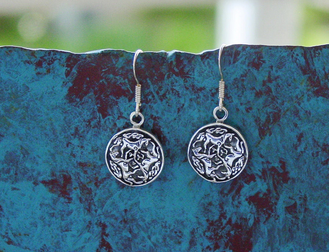 celtic horse earrings