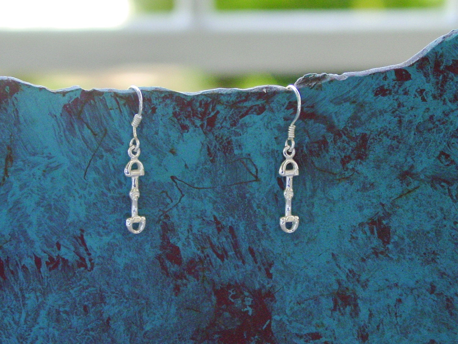 equestrian bit earrings