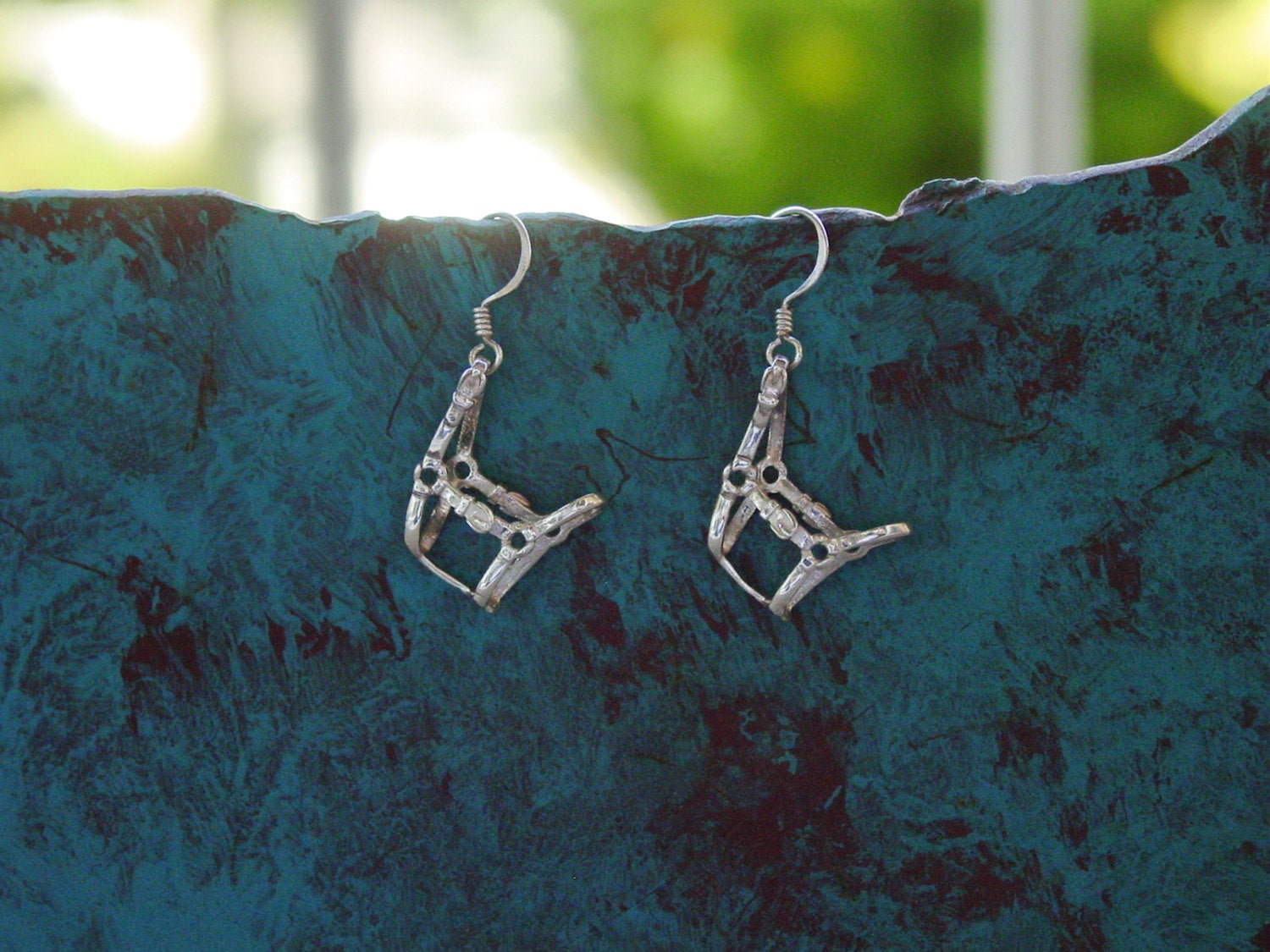 equestrian halter earrings