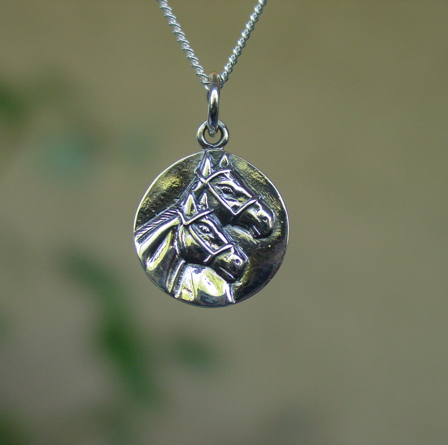 equestrian pendant