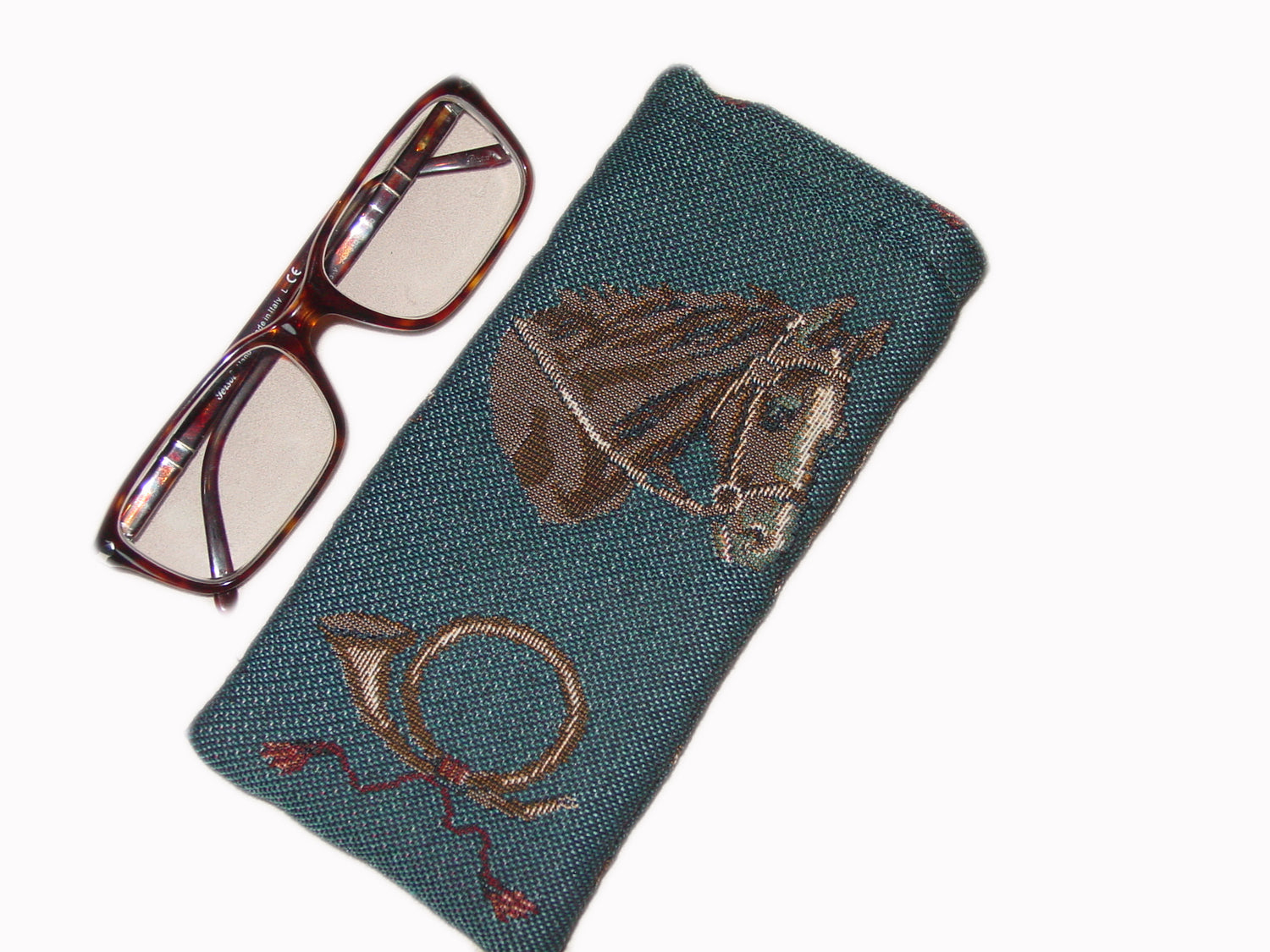 equestrian glass case