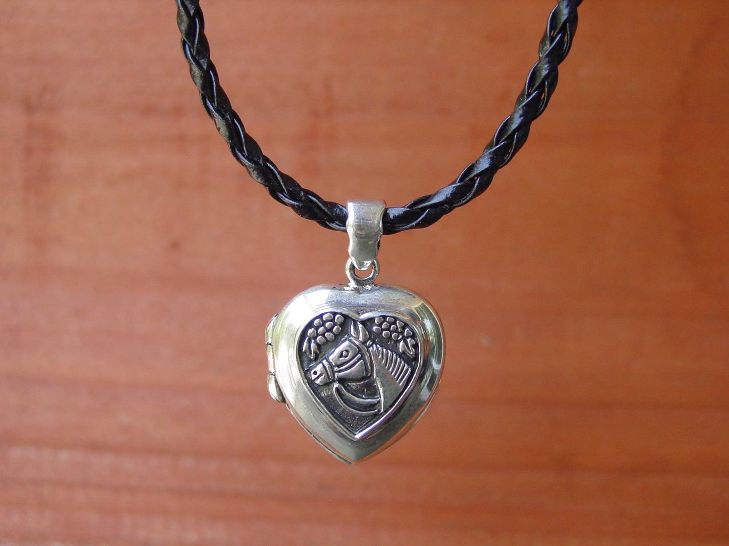 equine locket jewelry