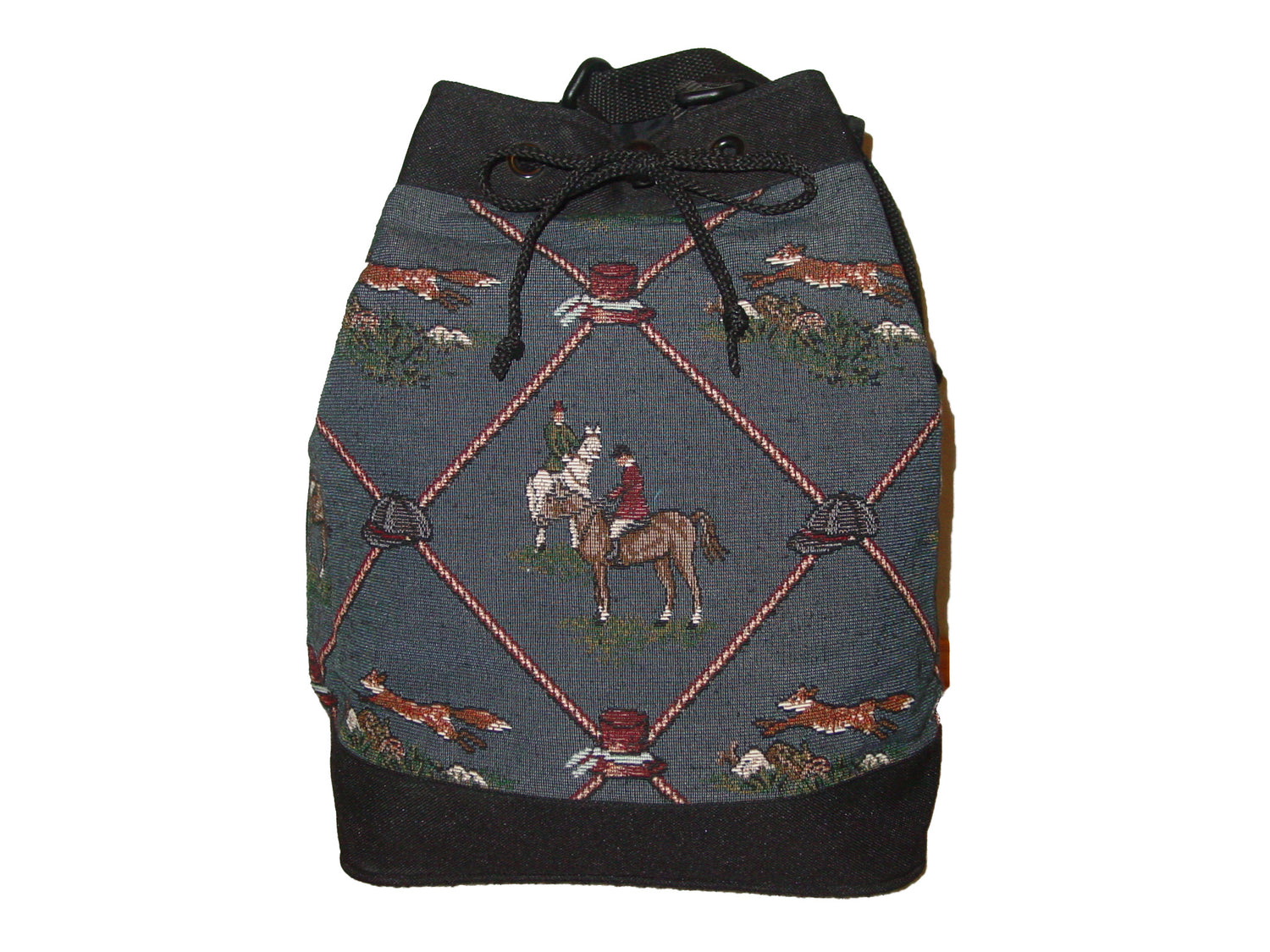 fox hunt scene handbag
