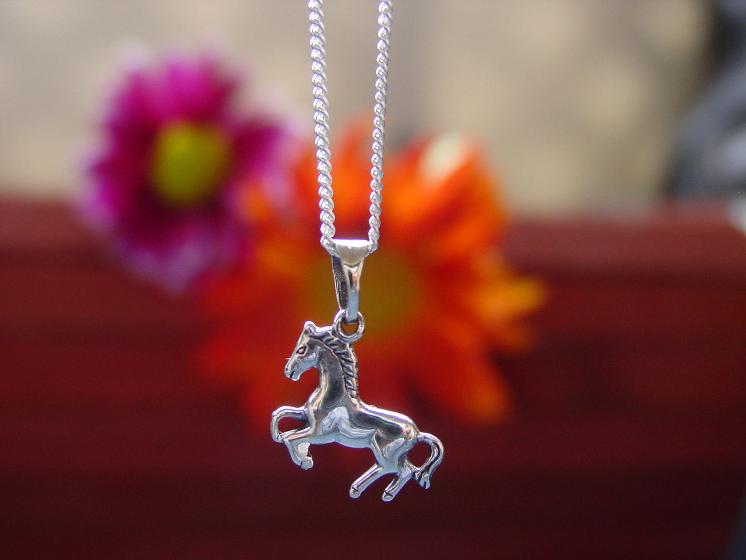 galloping horse pendant