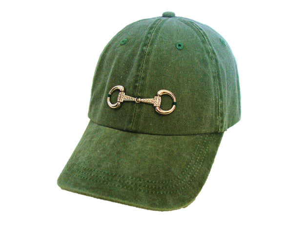 Snaffle Bit Horse Baseball Cap, Equestrian Hat