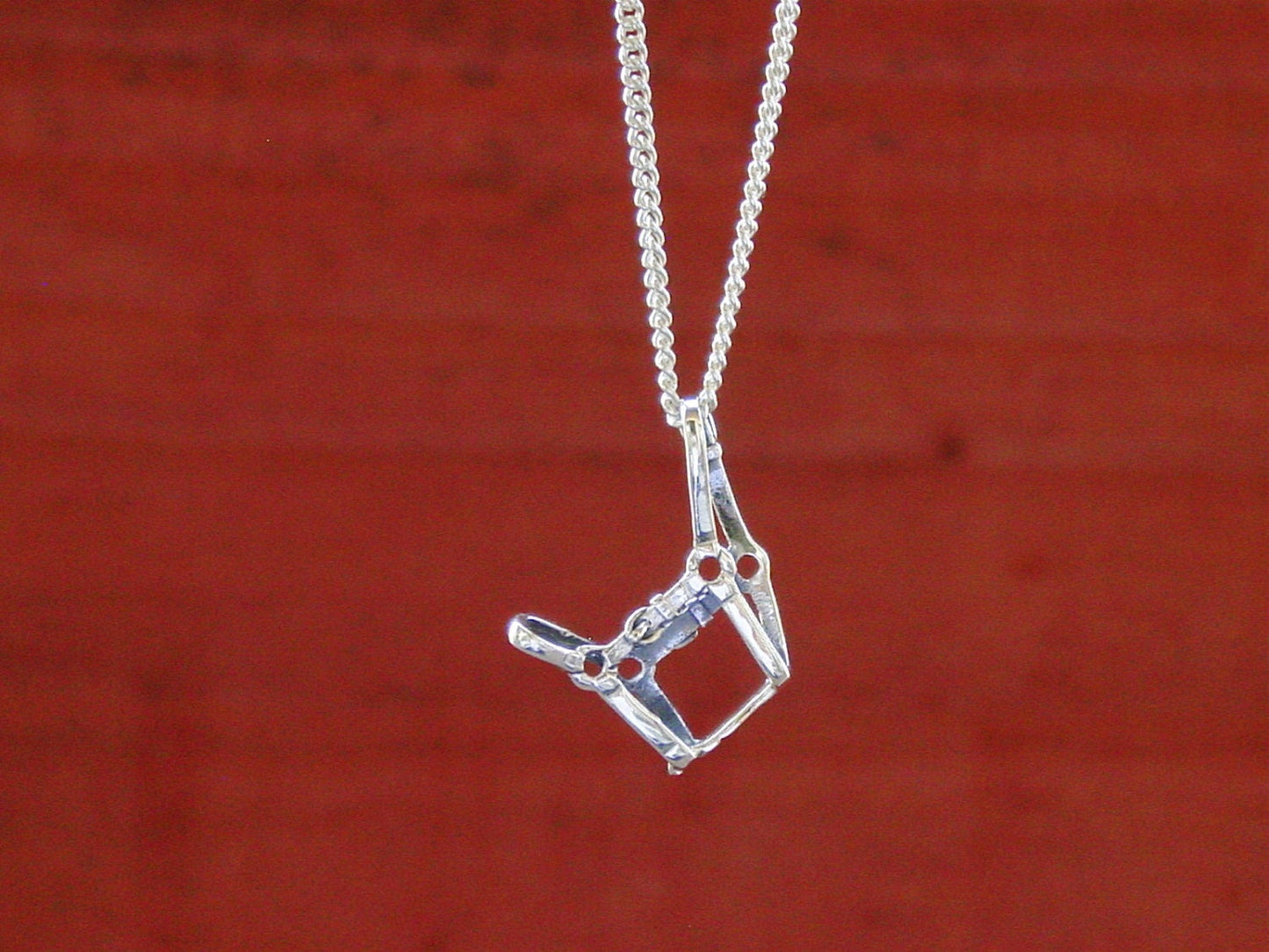 halter bridle horse pendant