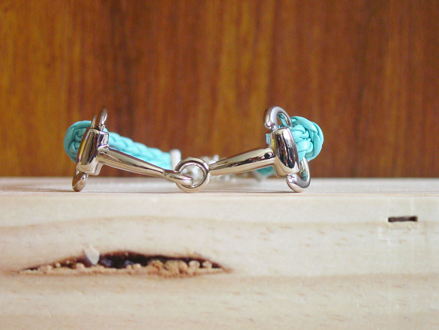 horse bit bangle bracelet