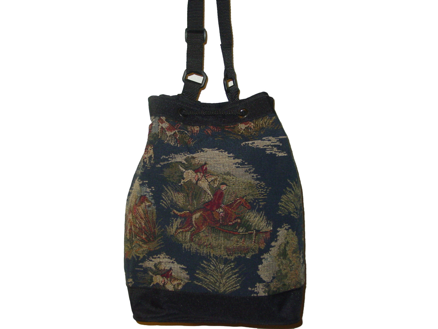 horse drawstring purse