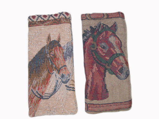 horse head glasses case