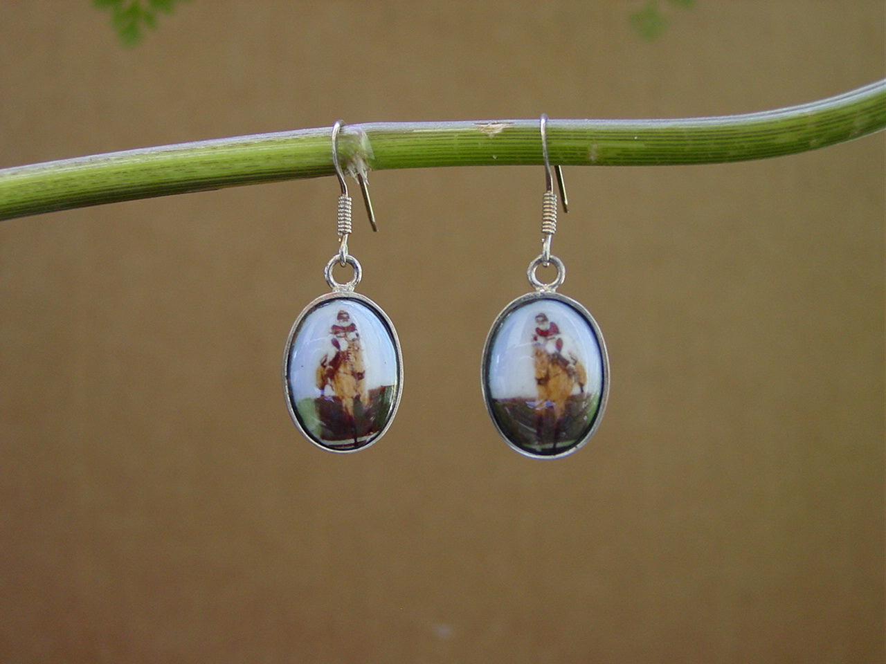 horse jumper earrings