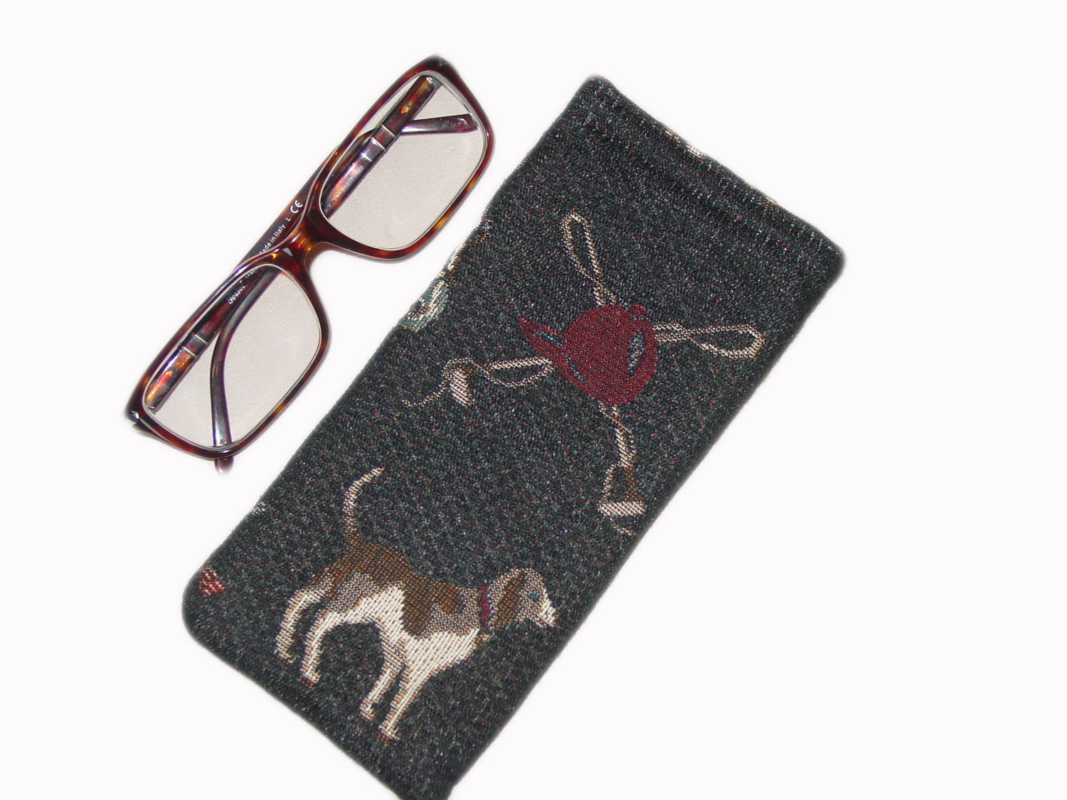 horse tapestry sunglass case