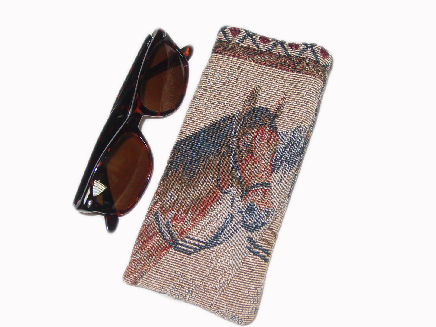 horse sunglass case