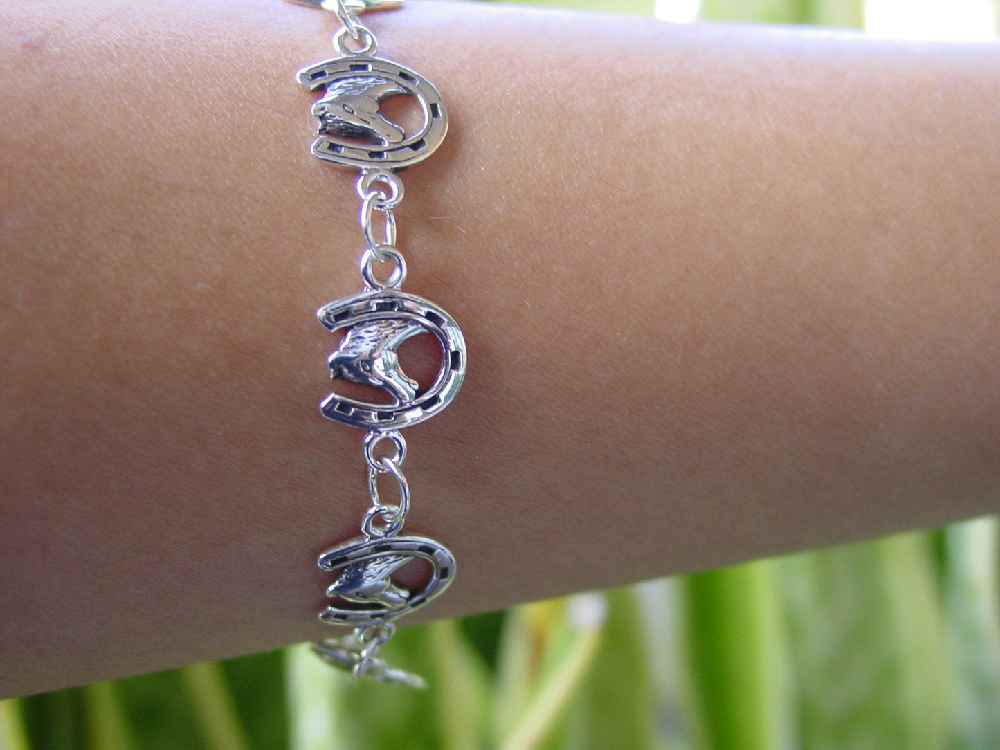 horseshoe Horsehead bracelet
