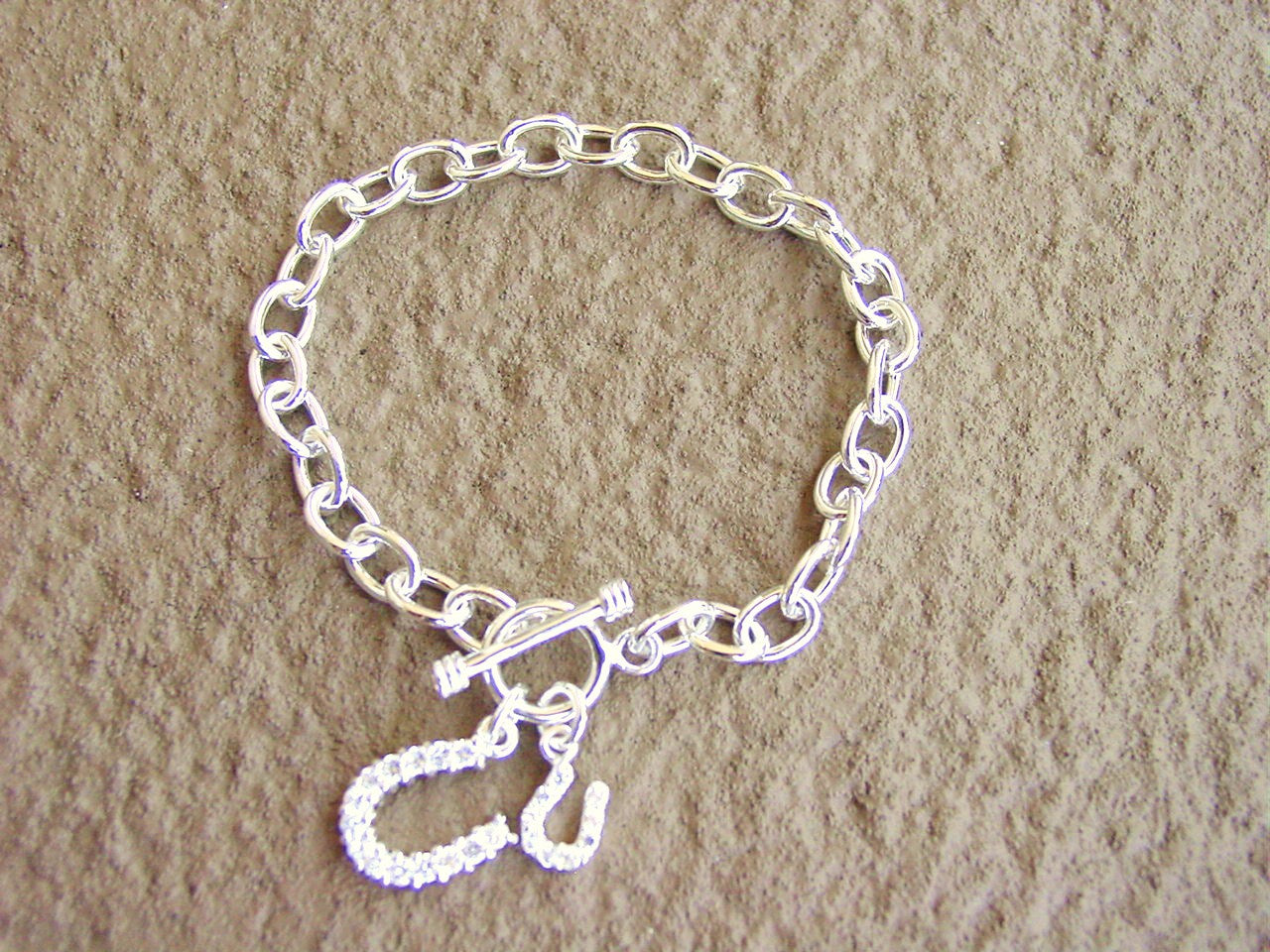 horseshoe bangle bracelet