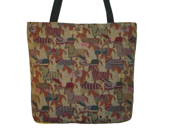 equestrian tote bag