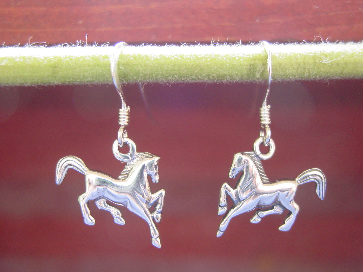 galloping horse earrings