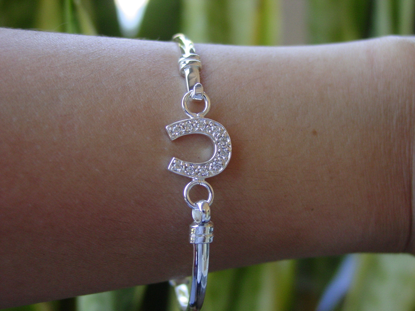 equestrian bangle bracelet