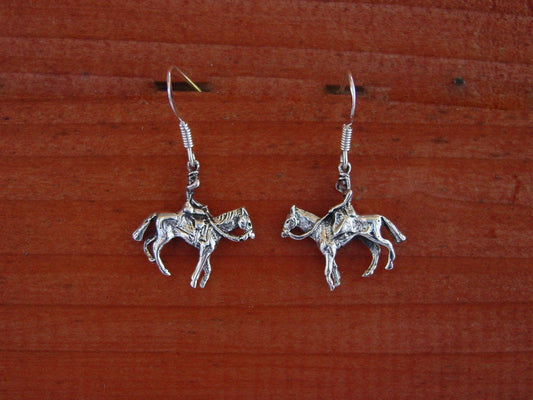 side saddle women riding Earrings