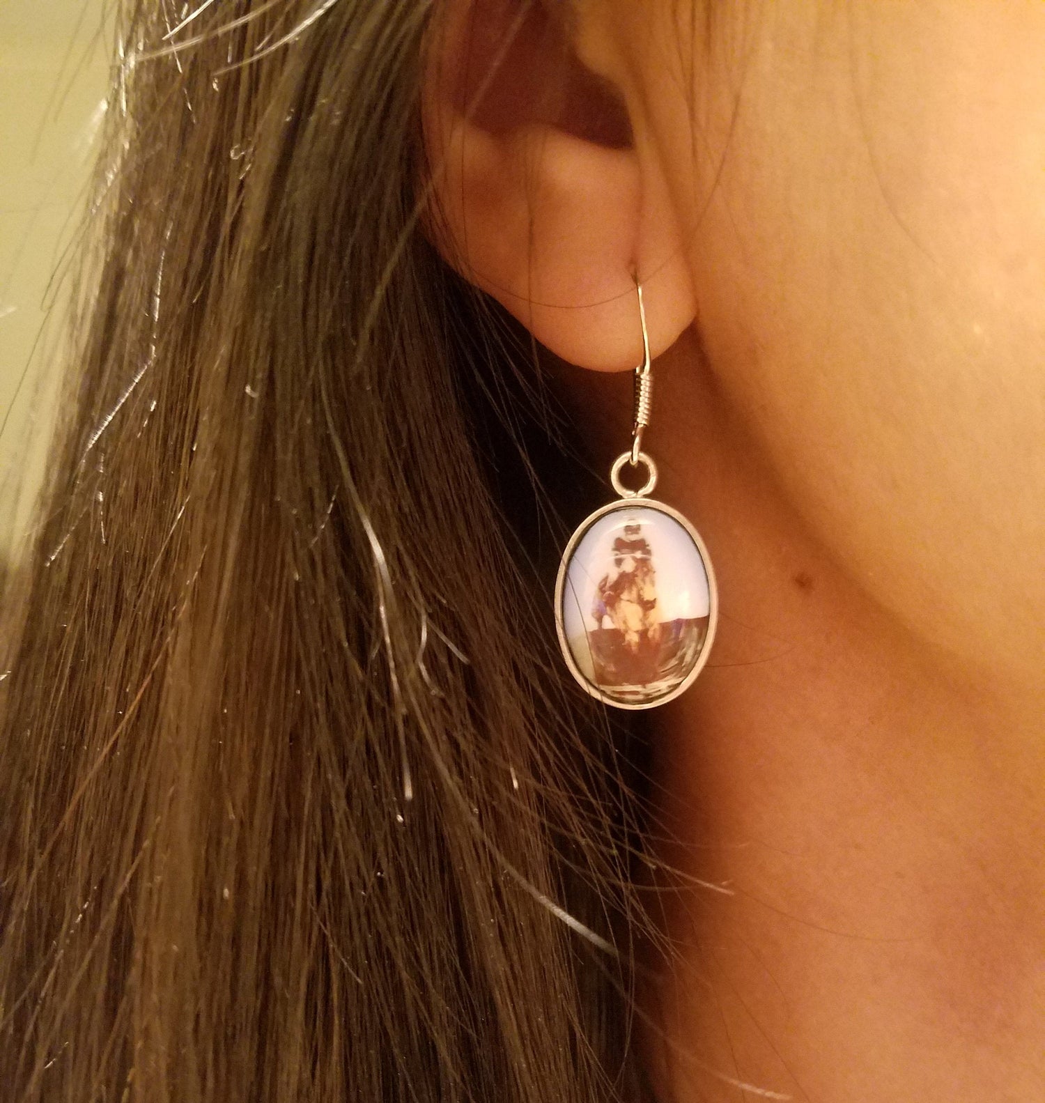 hunter jumper earrings