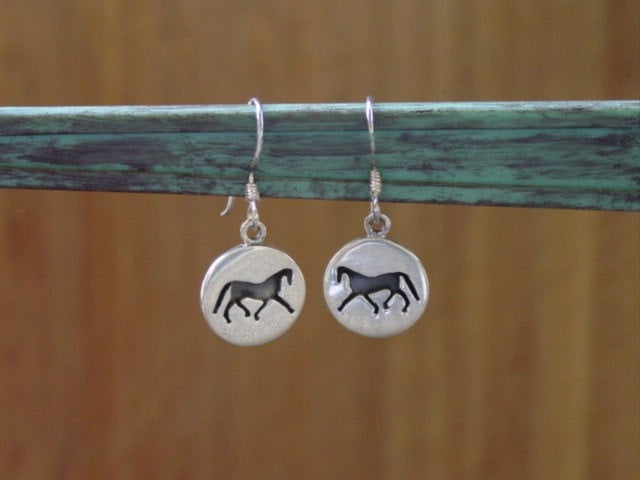 silhouete horse sterling silver