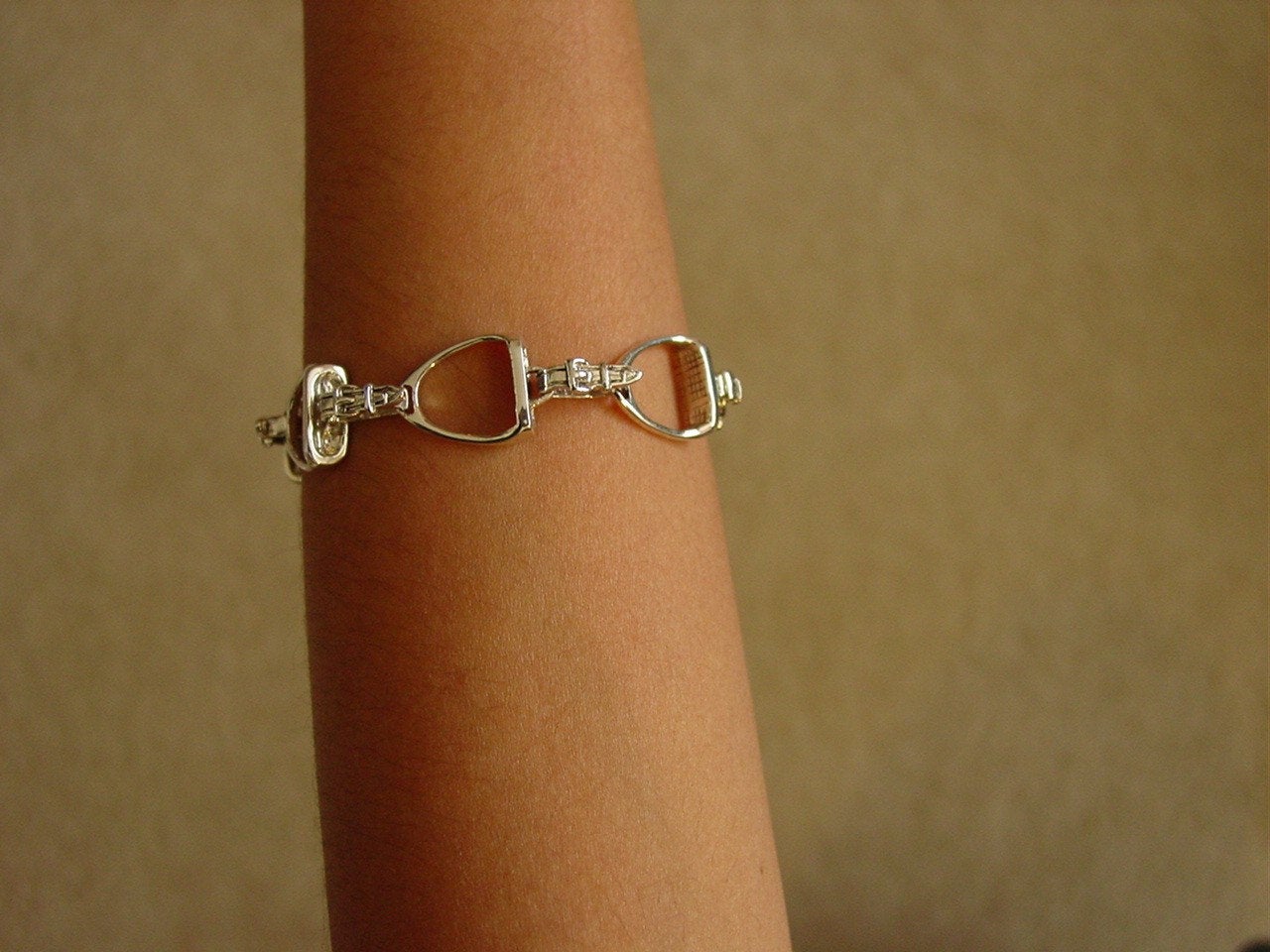 horse stirrup bracelet