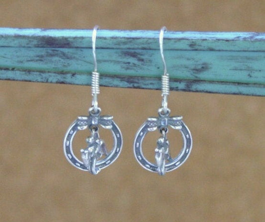 hunter jumper earrings