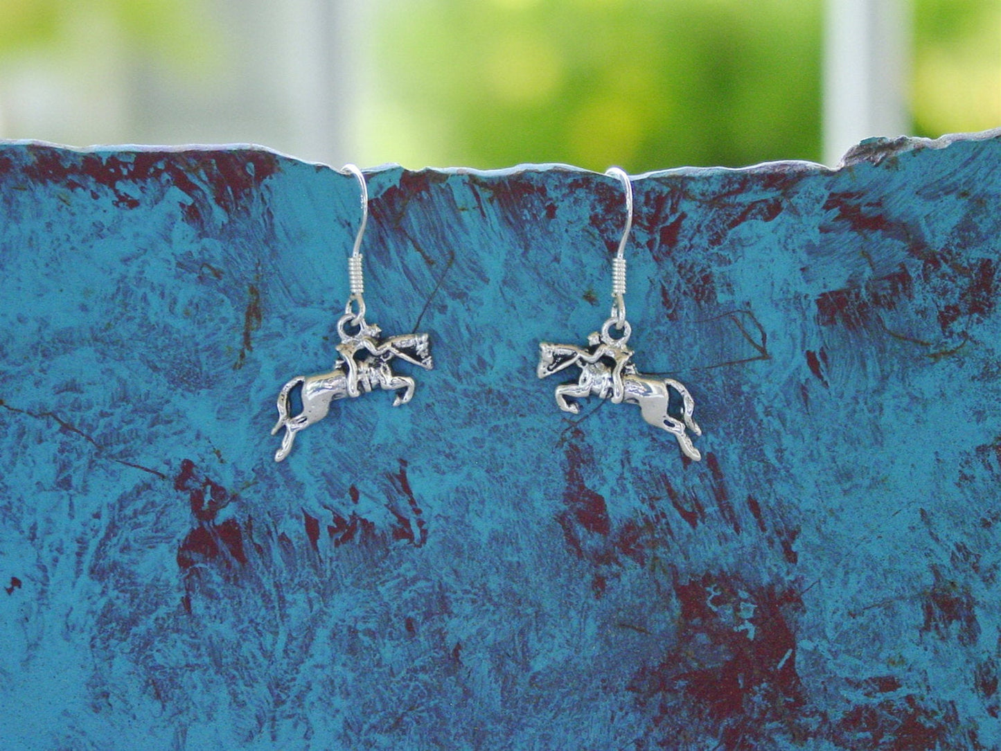 horse jumper earrings