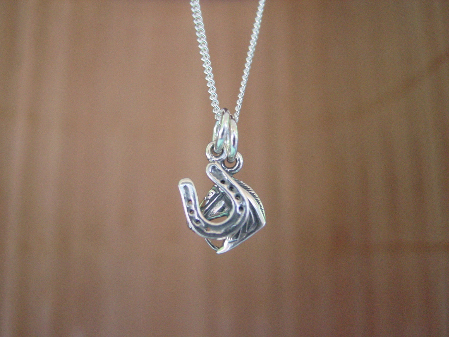 equestrian charm pendant