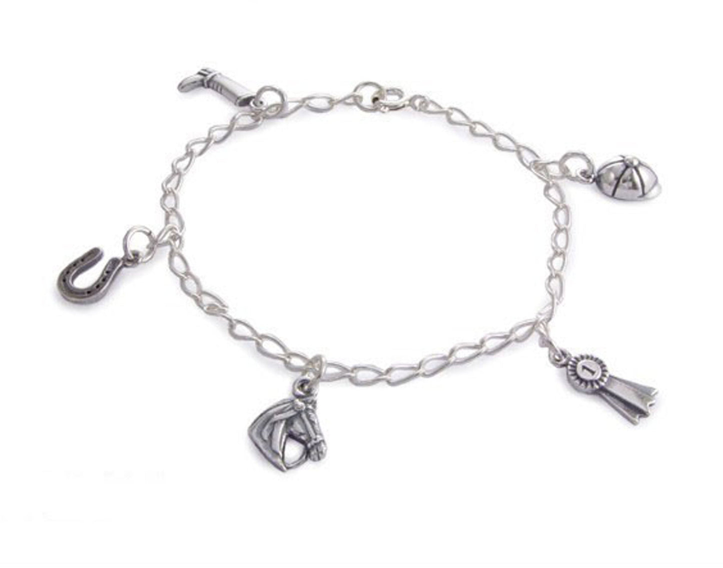 equestrian charm bracelet