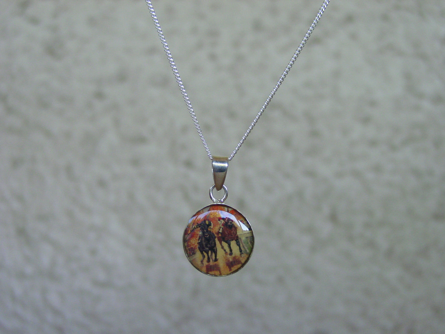 seabiscuit racehorse necklace