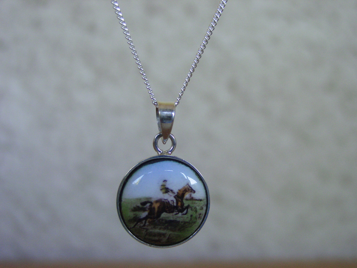 show jumper sterling silver