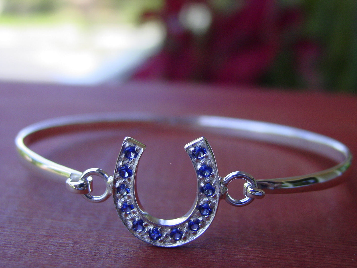 equestrian bangle bracelet