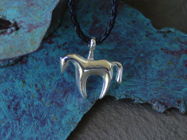 picasso horse necklace