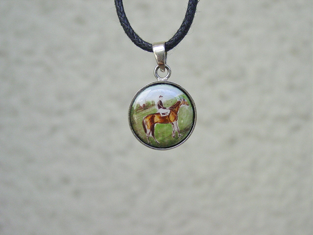 equestrian ceramic silver