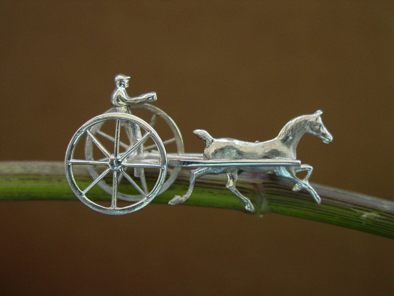 harness horse silver