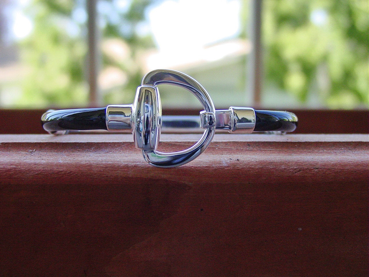 equestrian bangle bracelet