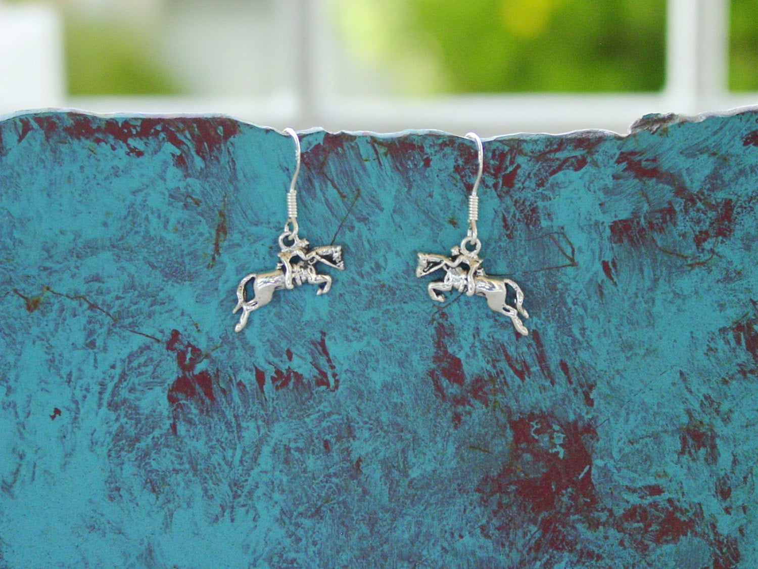 show horse jumper earrings