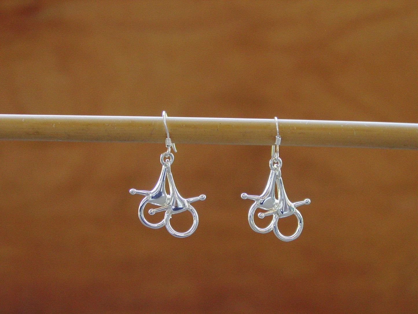 horse bit earrings