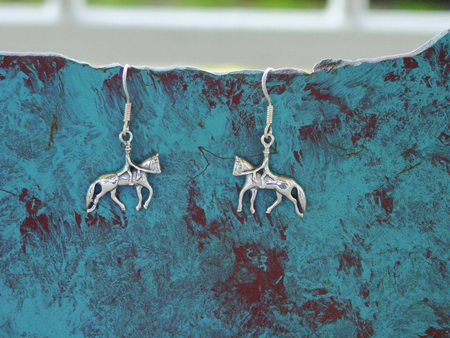 equestrian earrings