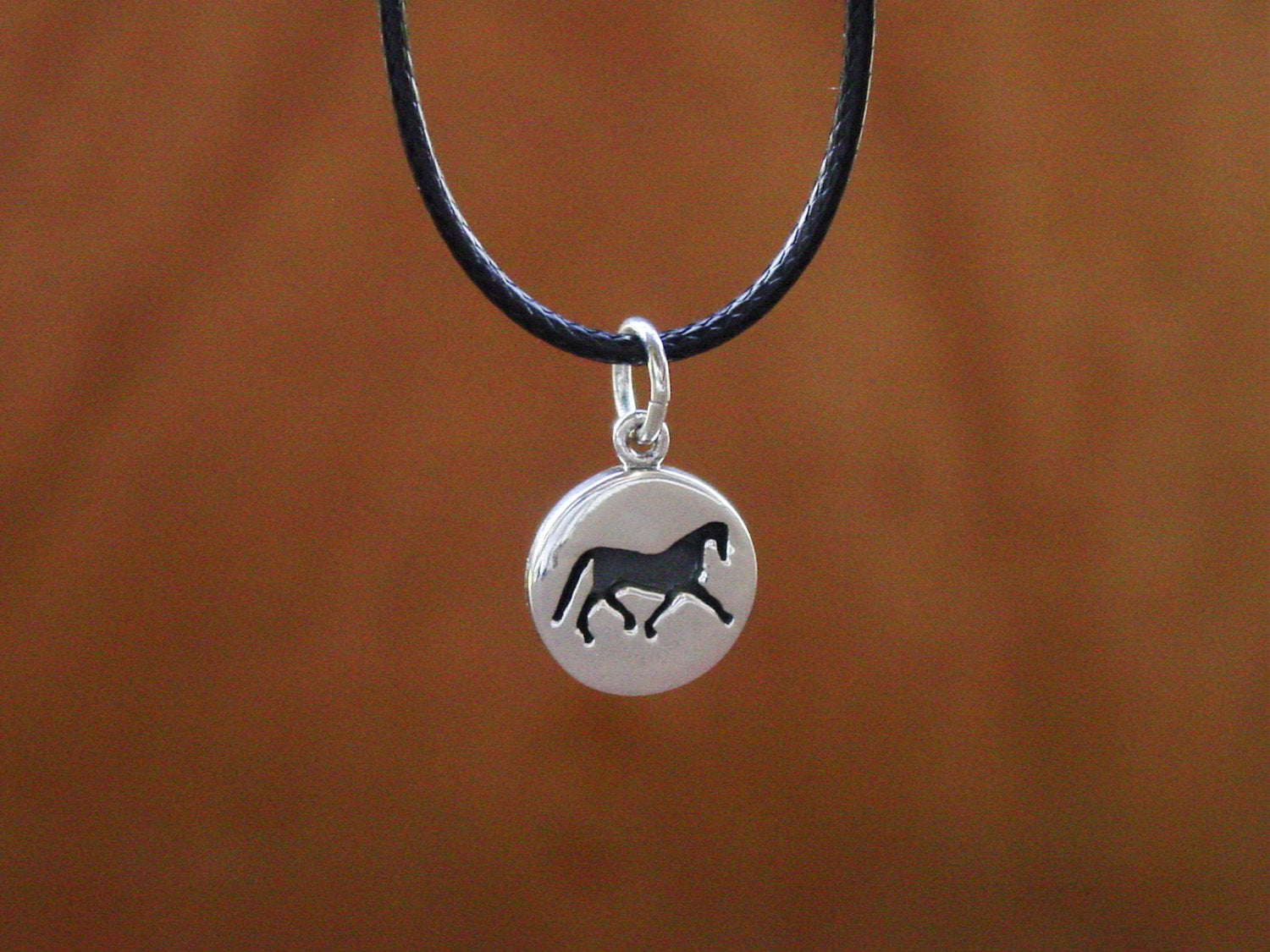 equestrian silhouette silver