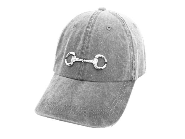 Snaffle Bit Horse Baseball Cap, Equestrian Hat
