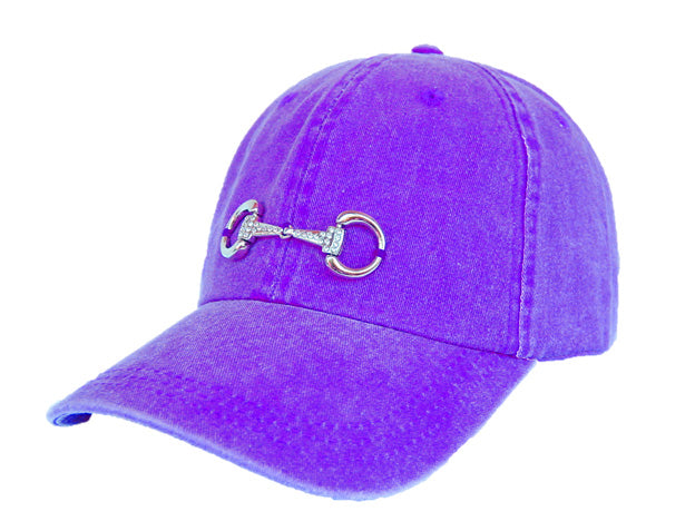 purple horsebit sun hat