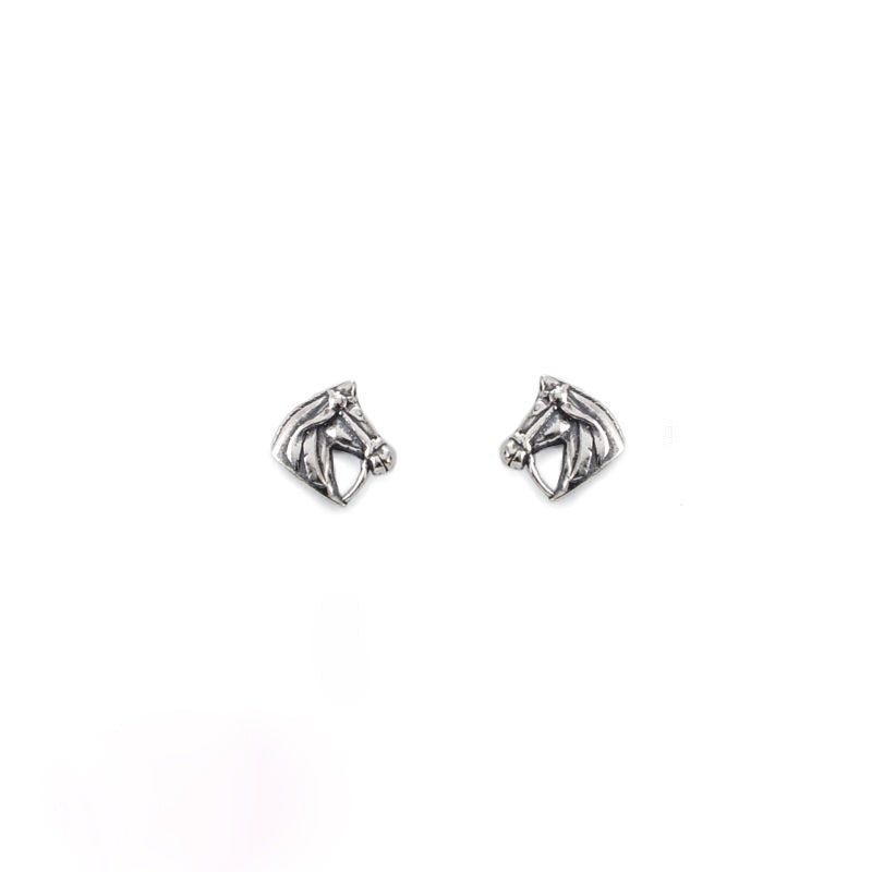 horse head earrings