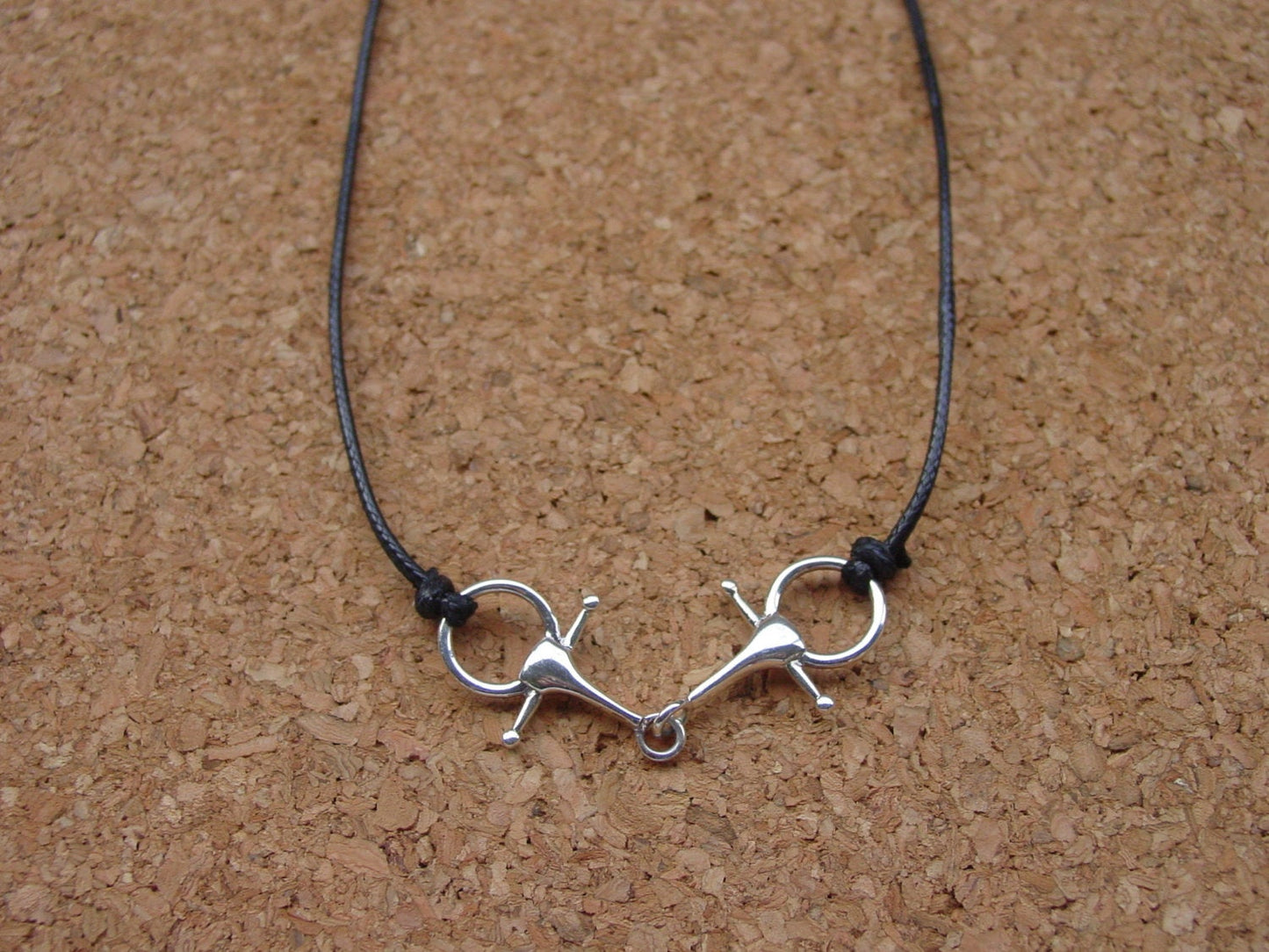 snaffle bit sterling silver