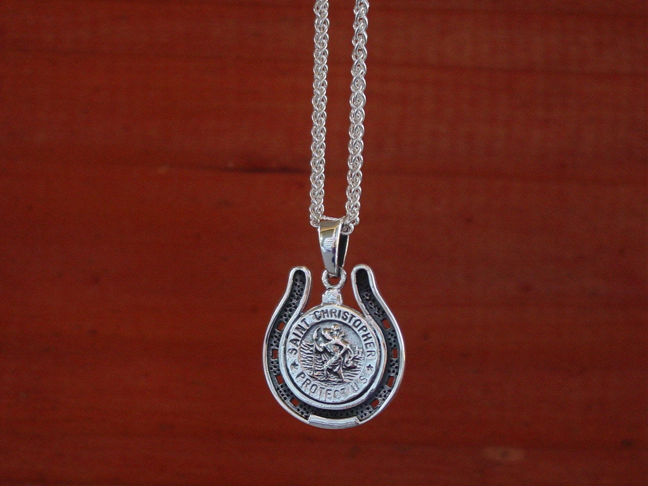 st Christopher horse jewelry